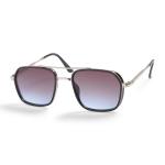 Black Square Ombre Tint Sunglasses