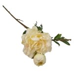 Peony 3 Head 60CM - White