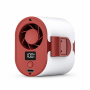 Portable Waist Clip Fan 100-SPEED Stepless LED Display Type-c Rechargeable