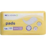 Clicks Incontinence Extra Pads 14S