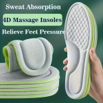 Unisex 5D Rhombus Raised Insole: Deodorant Fast Sweat Absorption Suitable For All Kinds Of Shoes - Foot Care Shoe Inserts