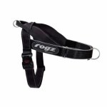 Rogz Utility Letzgo Small Dog Harness - Black Waggs Online Pet Shop
