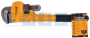 Heavy Duty Pipe Wrench 10/250MM High Carbon Steel Drop- Forged Head
