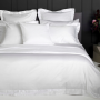 500 Thread Count Oxford Egyptian Cotton Sateen Duvet Cover Set White - Super King 260X240CM