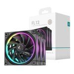 Deepcool FL12R Se 3-IN-1 Argb 120MM Pwm 3 Fan Pack Black