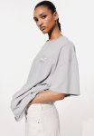 Oversized Printed T-Shirt - Light Grey Coca-cola