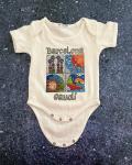 NATIVE White Barcelona Baby Grow 3 6M