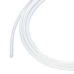 Rebower 10FT 0.4MM 0.02" Id X 1.6MM 1 16" Od Silicone Tubing Clear Industrial Plastic Tubing Pure Silicone Hoses For Pump Siphon
