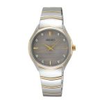 Seiko Ladies' Classic Diamond Indices - 2 Tone Silver And Gold Ss SUR616P1