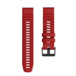 For Garmin Fenix 6 22MM Smart Watch Quick Release Silicon Watch Band Wine Red