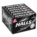 Halls Cough Drops 18 Extra Strong