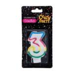 - Celebration Candle 3 Rainbow