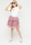 PoP Candy Tiered Tutu Skirt - Dusty Pink