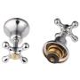 Headpart Victorian 20MM Shower Taps Pair