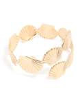 Goldair Gold Shell Wrap Around Arm Cuff