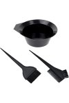Hair Dye Colouring Brush And Bowl Set Combo 3 Piece Set