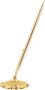 Business Signature Metal Ballpoint Pen With Stand Rose Gold Finish Blue