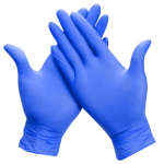 Max-safe Extra Large Black Nitrile Gloves Powder Free 100S