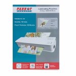 Parrot A4 Gloss Laminating Pouches 100 Pack