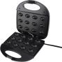 12 Cup Capacity Waffle Iron Maker Machine Adjustable Temperature Nonstick