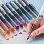 10-PACK Of Quick-drying Color Neutral Ballpoint Pens - 0.5MM Needle Carbon Pens - Perfect For Students