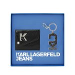 Wallet And Keychain Gift Set -black