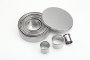 Surgehai 12 Piece Round Cookie Cutter Set Donut Cutter Set Stainless Steel Circle Fondant Molds For Dough Pastry Biscuits English Muffins