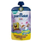 Parmalat Spongebob Squarepants Grape Bubblegum Flavoured Low Fat Dairy Snack 100G