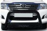 Toyota Hilux D4D 2005-2016 Black Nudge Bar With Sump Guard –