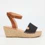 Jayda 4 Wedge - Black - Black / 3