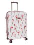 Ted Baker Wild Iris Medium 4-Wheel Trolley Case White