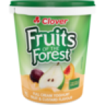 Clover Fruits Of The Forest Fruit & Custard Flavoured Full Cream Yoghurt 1KG