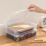 Extra-large Transparent Pencil Case - Durable Plastic Organizer For Sketching Markers & Colored Pencils - Ideal Back To School S