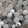 100PCS 8MM Transparent Frosted Acrylic Beads For Jewelry Making Diy Bracelet Necklace Phone Key Chain Handmade Craft Supplies