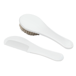 Bebejou Brush And Comb Set- Asstd Colours - White