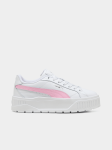 Puma Womens Karmen II L Sneakers In White And Pink - White And Pink 8