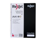 Rexel A4 Colourhide Feint Rule Notebook 120 Pages Black – 165060