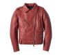 Harley Davidson Women's 120TH Anniversary D-pocket Biker Leather Jacket - Merlot