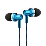 EB250 Electro Painted Stereo Earphones With MIC – Blue