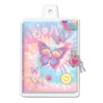 Tye Dye Butterfly Diary With Lock & Keys