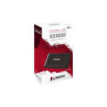 Kingston XS1000 2TB Portable External SSD Black SXS1000 2000G