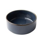 Flat Stackable Blue Salad Bowl