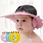 Adjustable Baby Shower Cap - Waterproof Soft Visor Hat With Eye Protection & Splash Guard For Safe Hair Washing