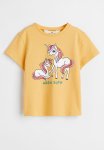 Printed T-Shirt - Yellow unicorns