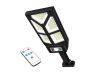 Solar Motion Sensor LED Street Lamp - Black