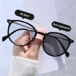1PC Women Plastic Oval Frame Glasses Polarized Photochromic Outdoor Eyewear For Daily Or Driving Classic