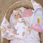 Wrap Set Swaddle Set Boho Rainbow And Sun