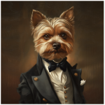 FSC2387 Printed Panel Yorkshire Terrier