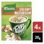 Knorr Cup-a-soup Creamy Mushroom Instant Soup 4X20G