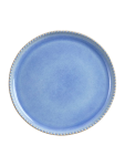 Blue Beaded Edge Ceramic Plate 21.5CM - None Blue